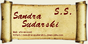 Sandra Sudarski vizit kartica